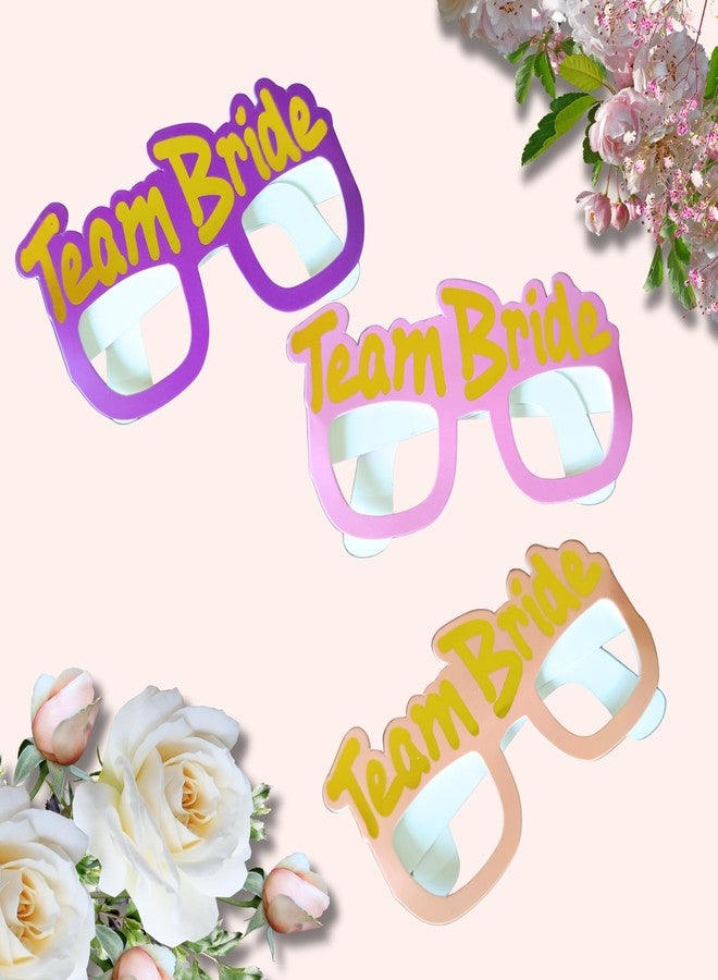 FI - FLICK IN 12pcs Team Bride & Groom To Be Goggles For Wedding Decoration Items Bachelorette Party Decorations(Pack of 12, Multicolor) - Image 4